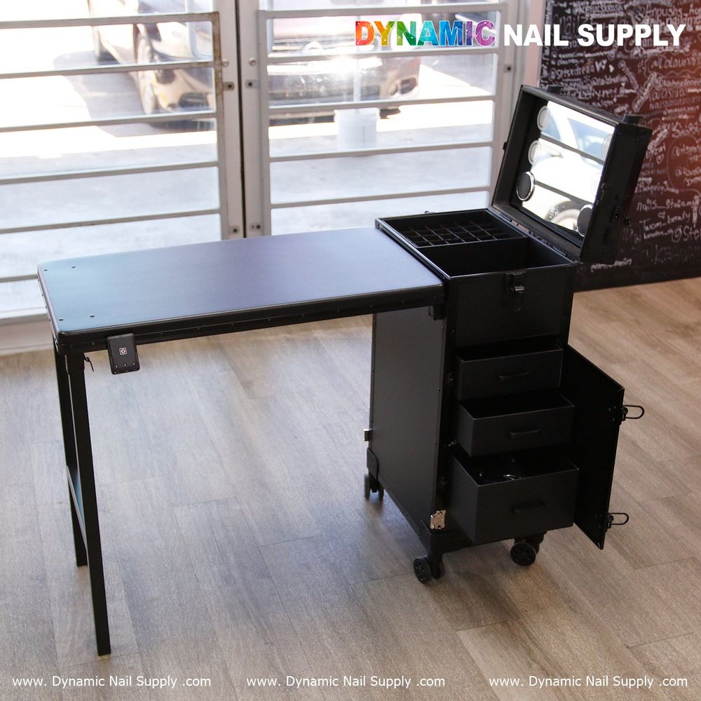 Portable Rolling Manicure Table for Mobile Seasonal Looks
